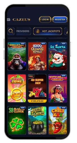 Cazeus casino anwendung